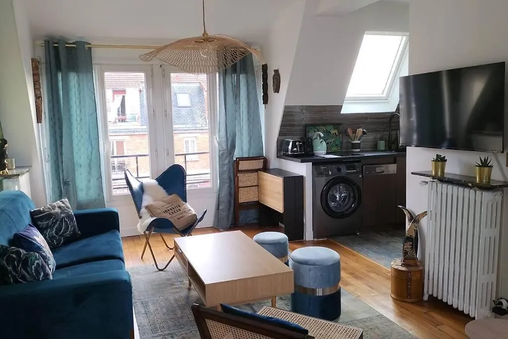Studio Neuf, Calme, Lumineux, 8E Etage Paříž